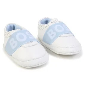 Baby Boys White Flat Shoes